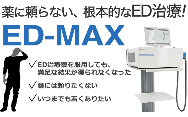 ED-MAXによるED治療
